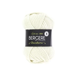 Doucelaine Ecru - Bergère de France - Pelote de fil à tricoter