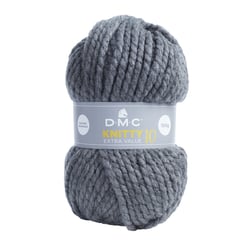 Pelote de fil à tricoter 100% acrylique - DMC - Knitty 10 - Gris 790