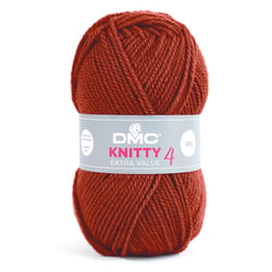 Pelote de fil à tricoter 100% acrylique - DMC - Knitty 4 - Rouille 700