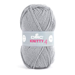 Pelote de fil à tricoter 100% acrylique - DMC - Knitty 4 - Gris 814