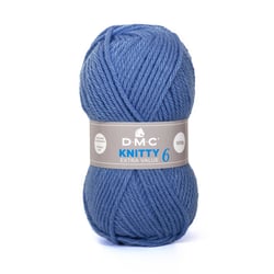 Knitty 6 - Bleu 667 - DMC - Pelote de fil à tricoter