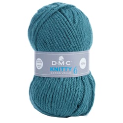 Pelote de fil à tricoter 100% acrylique - DMC - Knitty 6 - Turquoise 829