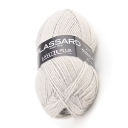 Pelote de fil à tricoter 100% acrylique - Plassard - Layette Plus - Beige 428