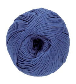Pelote de fil à tricoter 100% coton - DMC - Natura - Bleu nuit N53