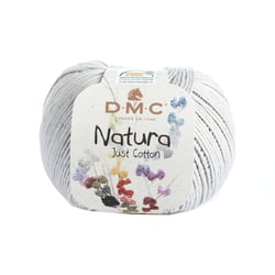Pelote de fil à tricoter 100% coton - DMC - Natura - Grey N121