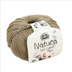 Pelote de fil à tricoter 100% coton - DMC - Natura - Green N78