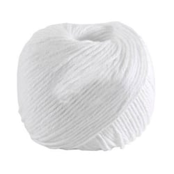 Pelote de fil à tricoter 100% coton - DMC - Natura Medium - Blanc 01