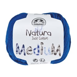 Natura medium Bleu royal - DMC - Pelote de fil à tricoter