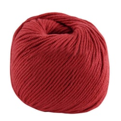 Pelote de fil à tricoter 100% coton - DMC - Natura Medium - Ecarlate 05