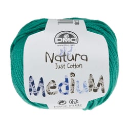 Pelote de fil à tricoter 100% coton - DMC - Natura Medium - Émeraude 138