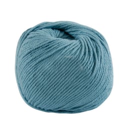 Pelote de fil à tricoter 100% coton - DMC - Natura Medium - Bleu gris 77
