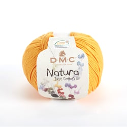 Pelote de fil à tricoter 100% coton - DMC - Natura - Orange N111