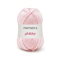 Partner 6 Rose - Phildar - Pelote de fil à tricoter