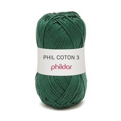 Phil Coton 3 Cèdre - Phildar - Pelote de fil à tricoter
