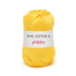 Phil Coton 3 Soleil - Phildar - Pelote de fil à tricoter