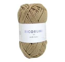Pelote de fil à crocheter 100% coton - Rico Design - Ricorumi - Beige 055