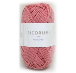 Pelote de fil à crocheter 100% coton - Rico Design - Ricorumi - Corail 009