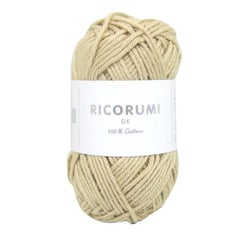 Pelote de fil à crocheter 100% coton - Rico Design - Ricorumi - Ecru 054