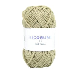 Pelote de fil à crocheter 100% coton - Rico Design - Ricorumi - Mastique 051
