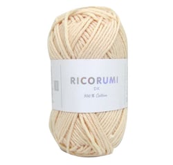 Pelote de fil à crocheter 100% coton - Rico Design - Ricorumi - Poudre 022