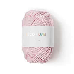 Pelote de fil à crocheter 100% coton - Rico Design - Ricorumi - Rose 011
