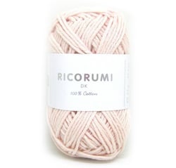 Pelote de fil à crocheter 100% coton - Rico Design - Ricorumi - Rose pastel 007