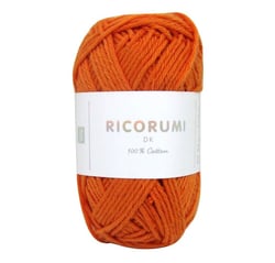 Pelote de fil à crocheter 100% coton - Rico Design - Ricorumi - Smokey orange 024