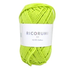 Pelote de fil à crocheter 100% coton - Rico Design - Ricorumi - Vert clair 046