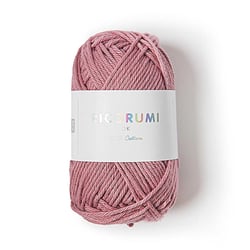 Pelote de fil à crocheter 100% coton - Rico Design - Ricorumi - Vieux rose 010