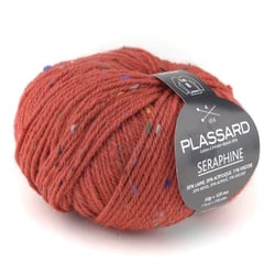 Pelote de fil à tricoter - Plassard - Séraphine - Orange 51
