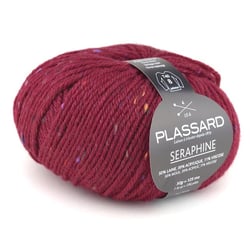 Pelote de fil à tricoter - Plassard - Séraphine - Rouge 60
