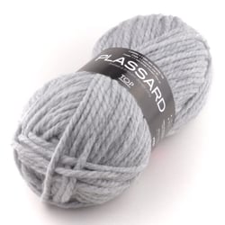 Top gris clair n°11 - Plassard - Pelote de fil à tricoter
