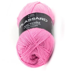 Fil à tricoter Plassard - Victoire - Rose vif 02