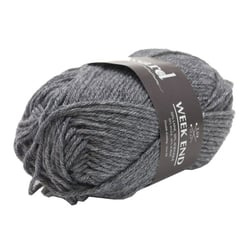 Pelote de fil à tricoter - Plassard - Week-end - Anthracite 1232