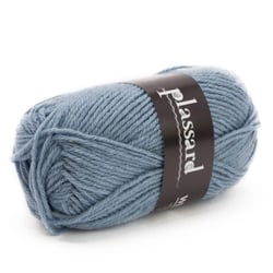 Pelote de fil à tricoter - Plassard - Week-end - Bleu 1238