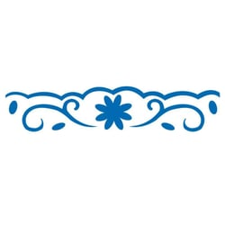 Perforatrice bordure fleurs - 4 cm