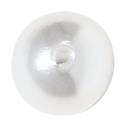 Lot de 30 perles nacrées - Blanc - 10 mm Ø