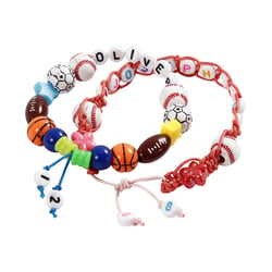 Sachet de 200 perles alphabet - Blanc