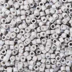 Perles Miyuki Delicas 11/0 - Tube de 7 g - Color DB-1528 opaque mat rainbow - Créalia
