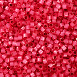 Perles Miyuki Delicas 11/0 - Tube de 7 g - Color DB-2175 duracoat silver lined mat dyed - Créalia