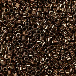 Perles Miyuki Delicas 11/0 - Tube de 7 g - Color DB-22 métallic - Créalia