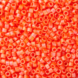 Perles Miyuki Delicas 11/0 - Tube de 7 g - Color DB-872 opaque mat rainbow - Créalia