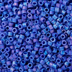 Perles Miyuki Delicas 11/0 - Tube de 7 g - Color DB-880 opaque mat rainbow - Créalia