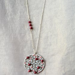 Perles Renaissance 4mm - bordeaux mat