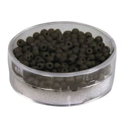 Perles de rocaille 4mm - noir
