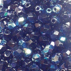 Perles olives transparentes verre dépoli irisé x 100 onyx 3mm
