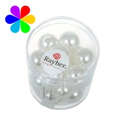 Renaissance 12Mm Blanc Perles Verre Renaissance 12Mm