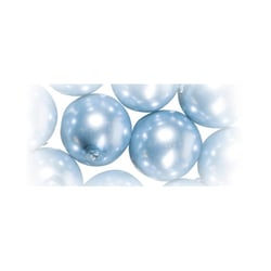 Perles verre Renaissance - bleu clair 4mm