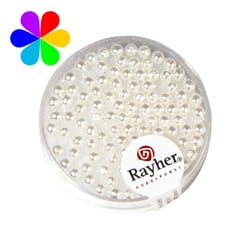 Perles Verre Renaissance Perles Verre Renaissance Blanc Neige 3Mm