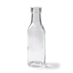 Vase bouteille - carré - 15 cm